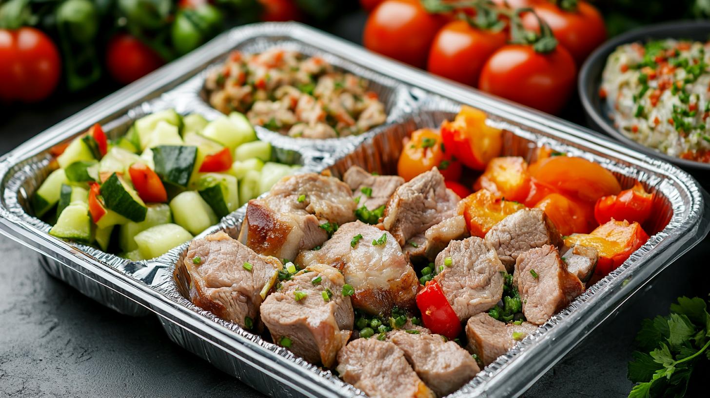 стиль food поставщик готовых обедов